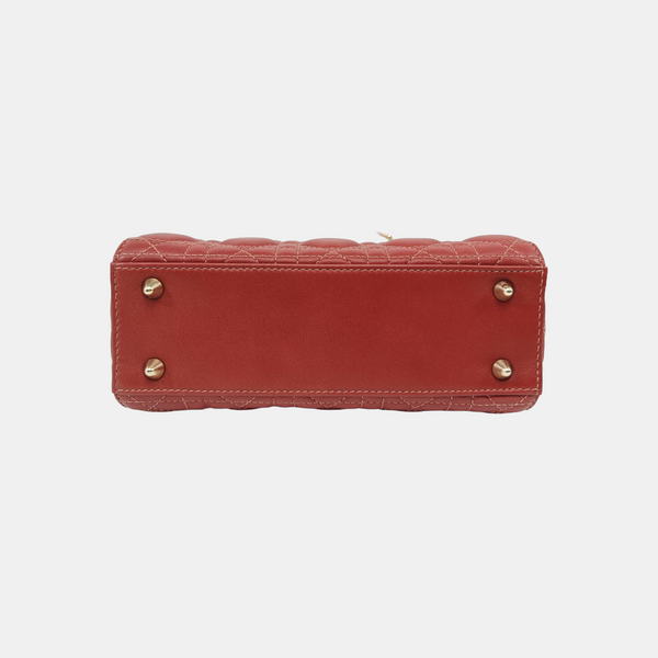Lady Dior Small Cannage Lambskin Multicolor