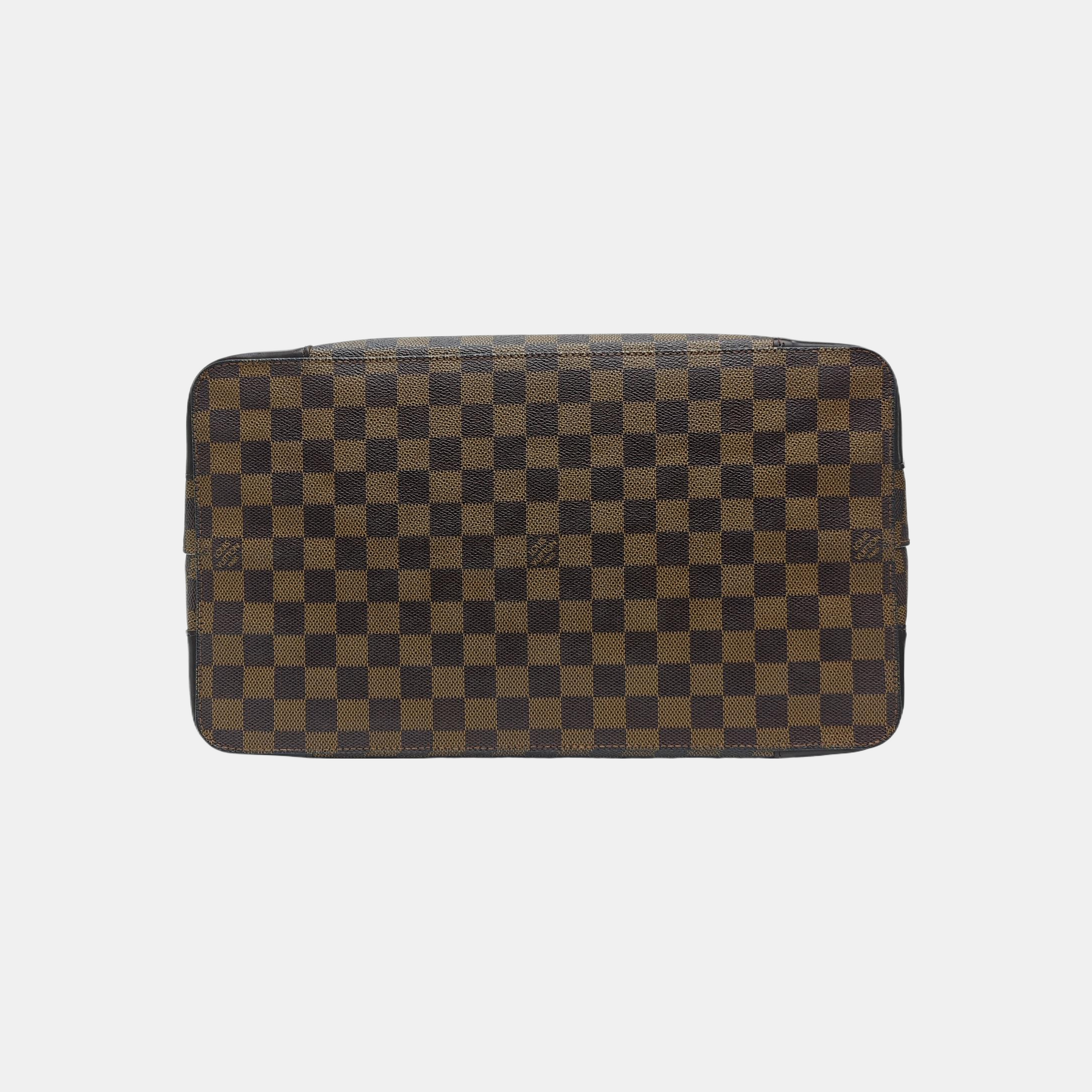 HAMPSTEAD GM Damier Ebene Coated Canvas Brown
