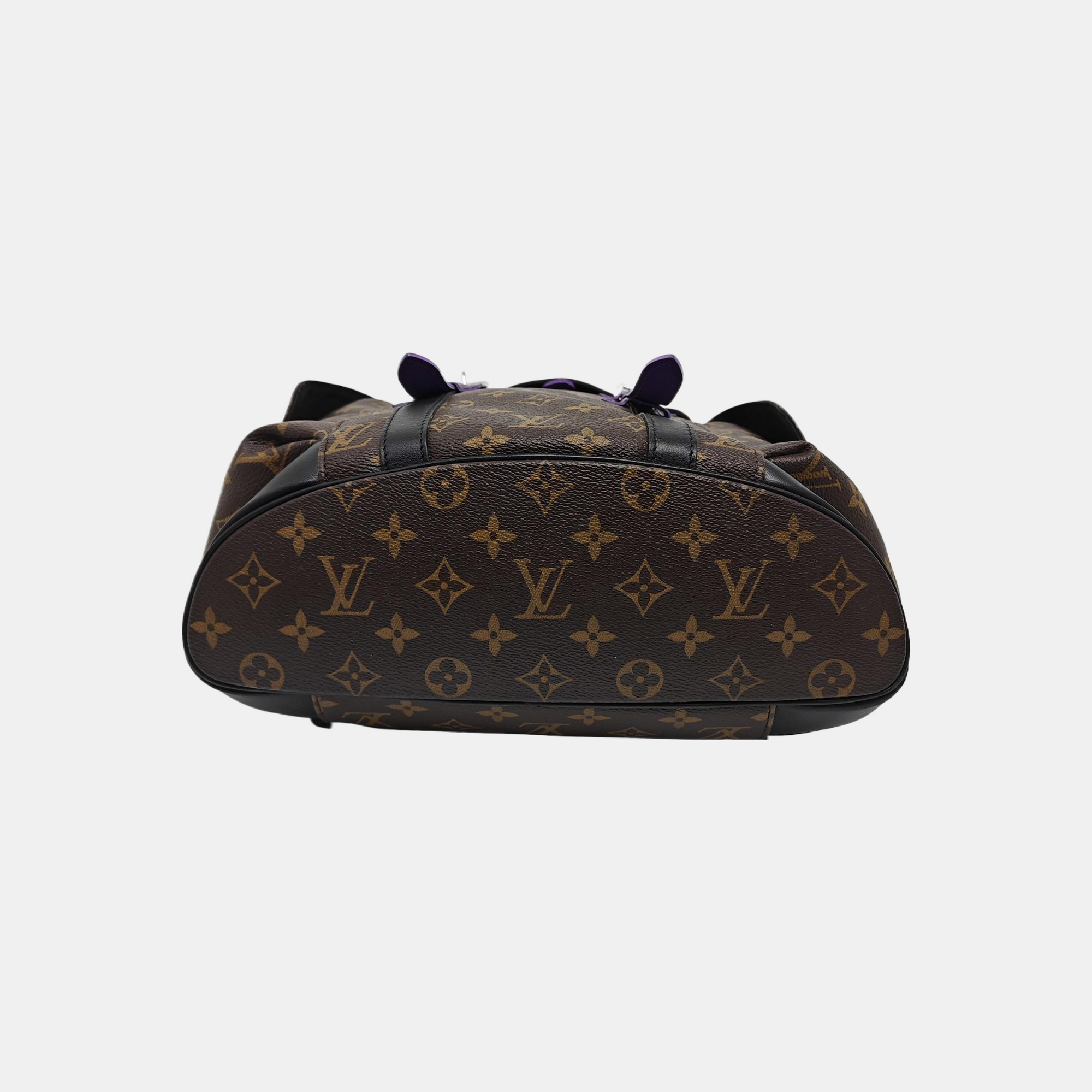 CHRISTOPHER PM Monogram Coated Canvas Brown