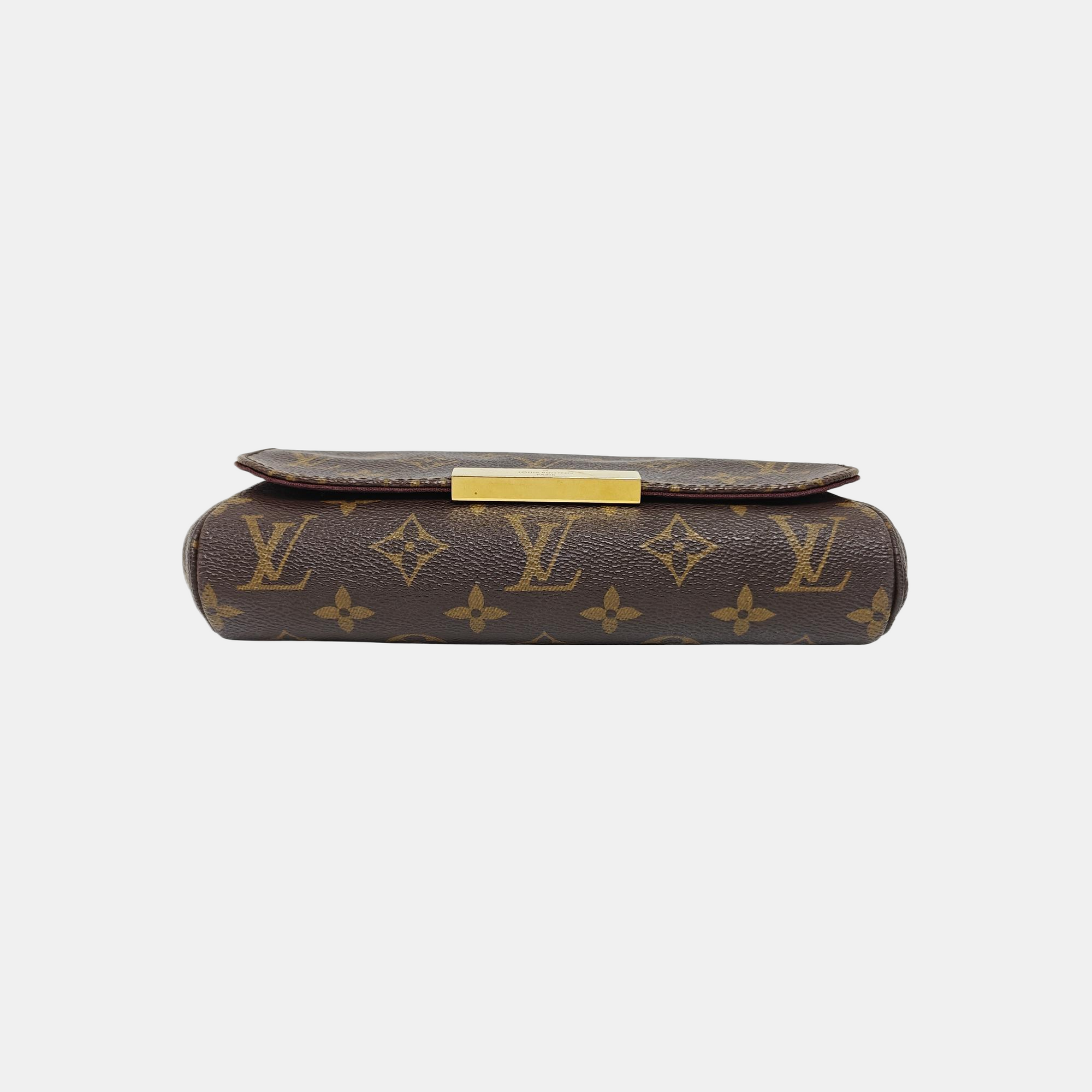 FAVORITE PM Monogram Coated Canvas Brown