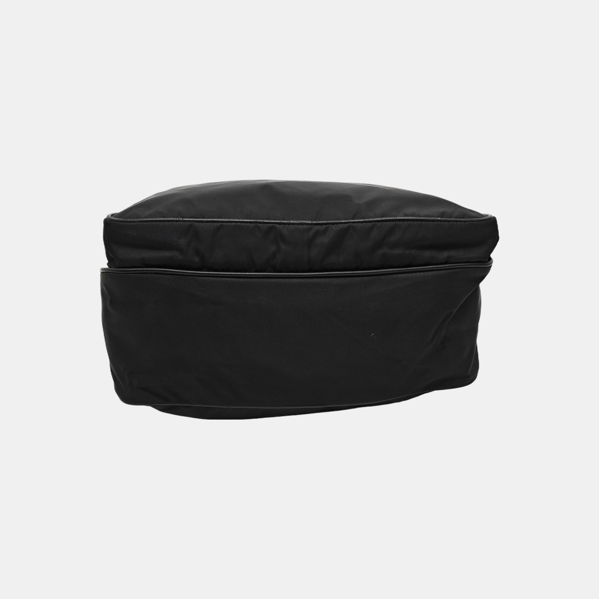 Nylon Shoulder Bag Black