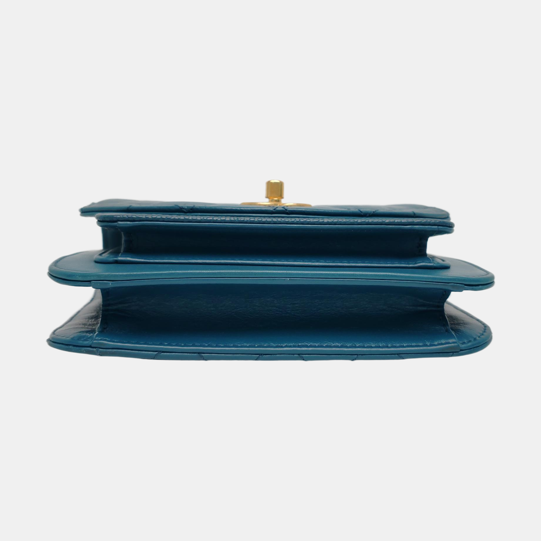 Quilted Calfskin Blue