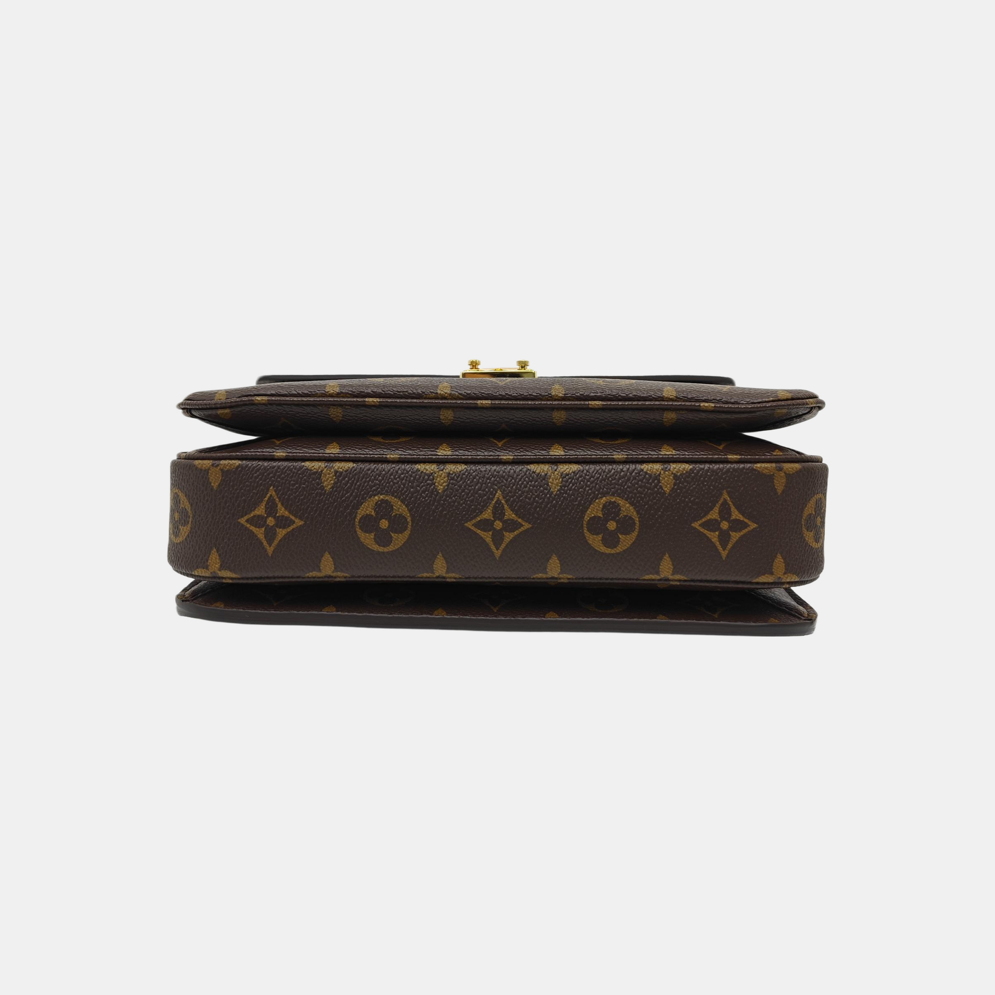 MÉTIS MM Monogram Coated Canvas Brown