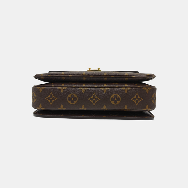 MÉTIS MM Monogram Coated Canvas Brown