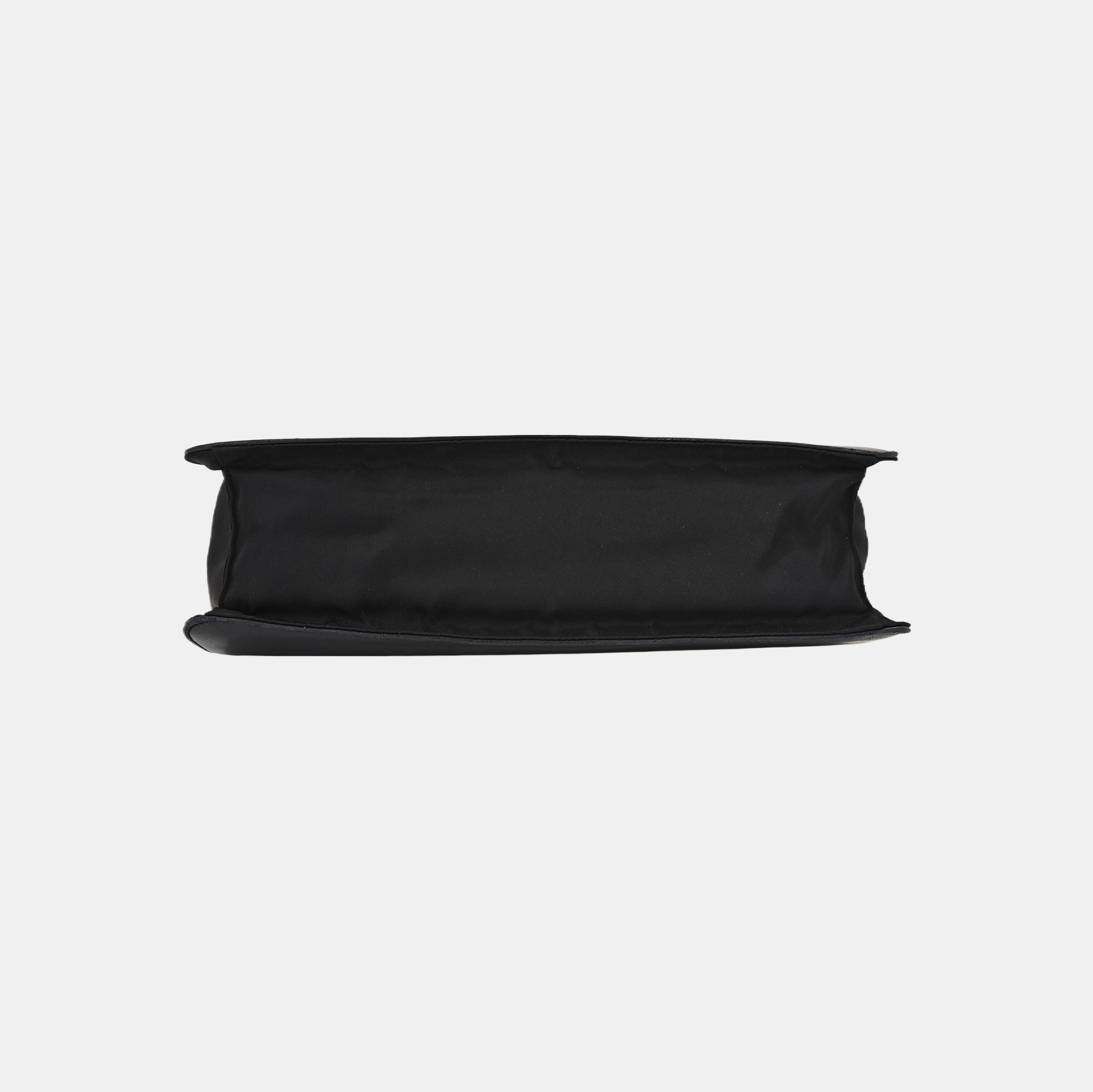 Calfskin Shoulder Bag Black