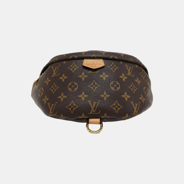 BUMBAG Monogram Coated Canvas Brown