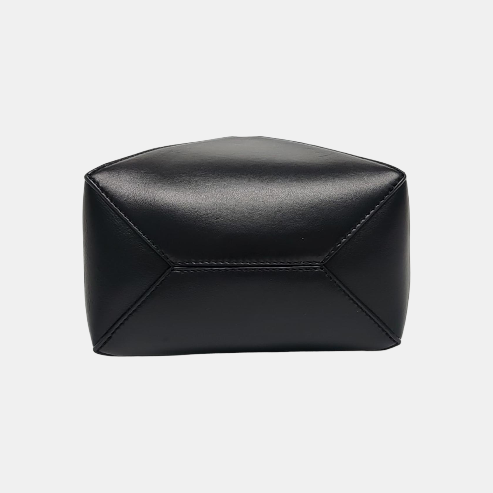 Authenticated pre-owned  Puzzle Fold Mini Calfskin Black - Tote Bag at Looply