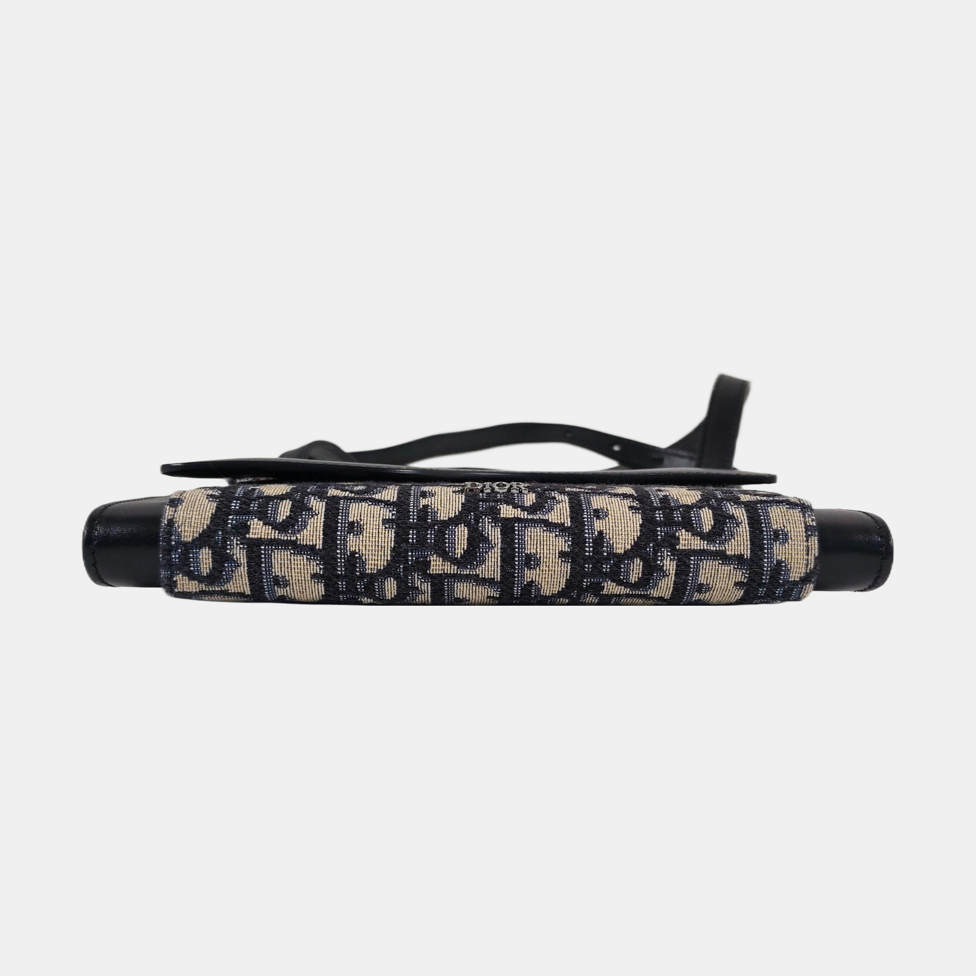 Oblique Calfskin Black