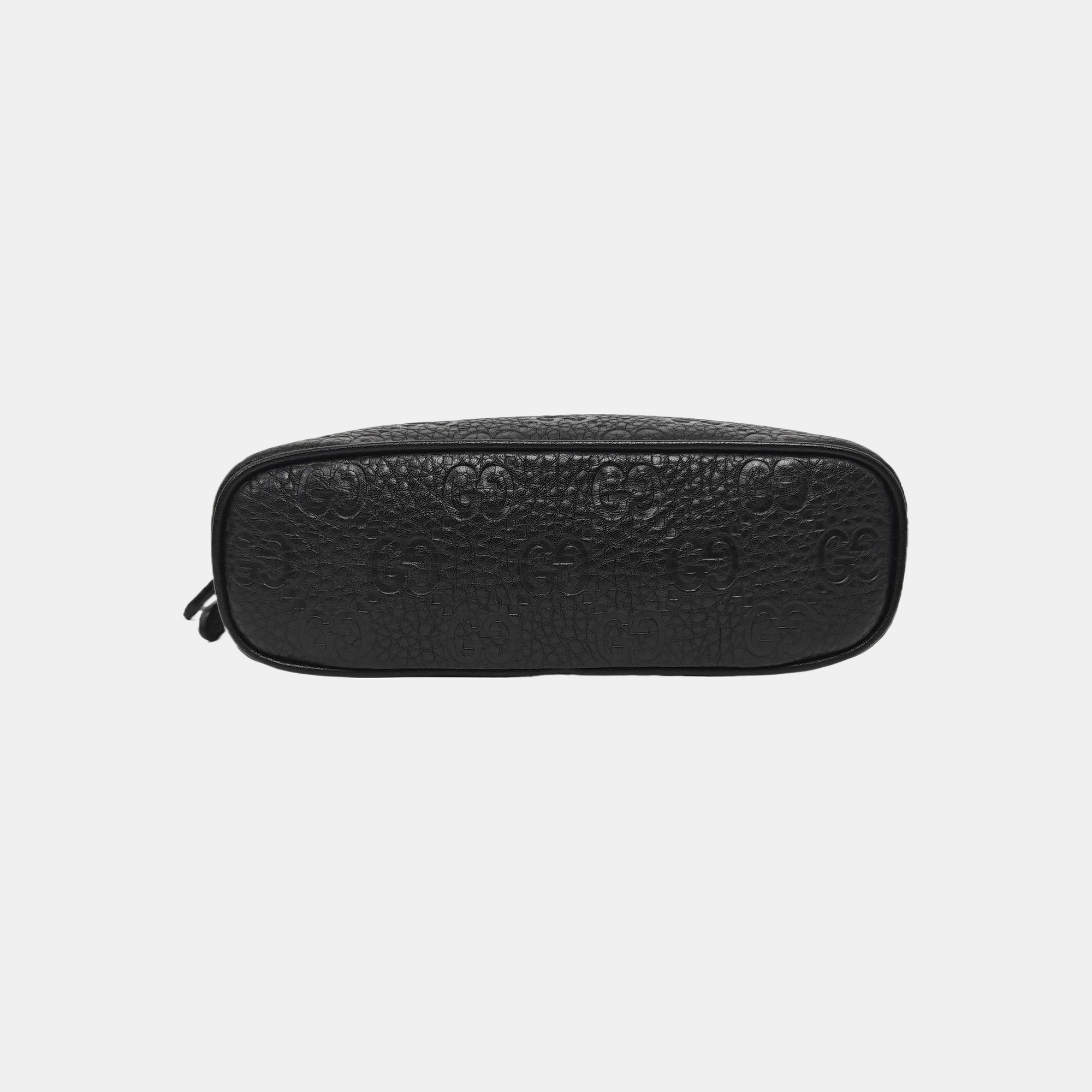 GG Emblem Super Mini Monogram Calfskin Black