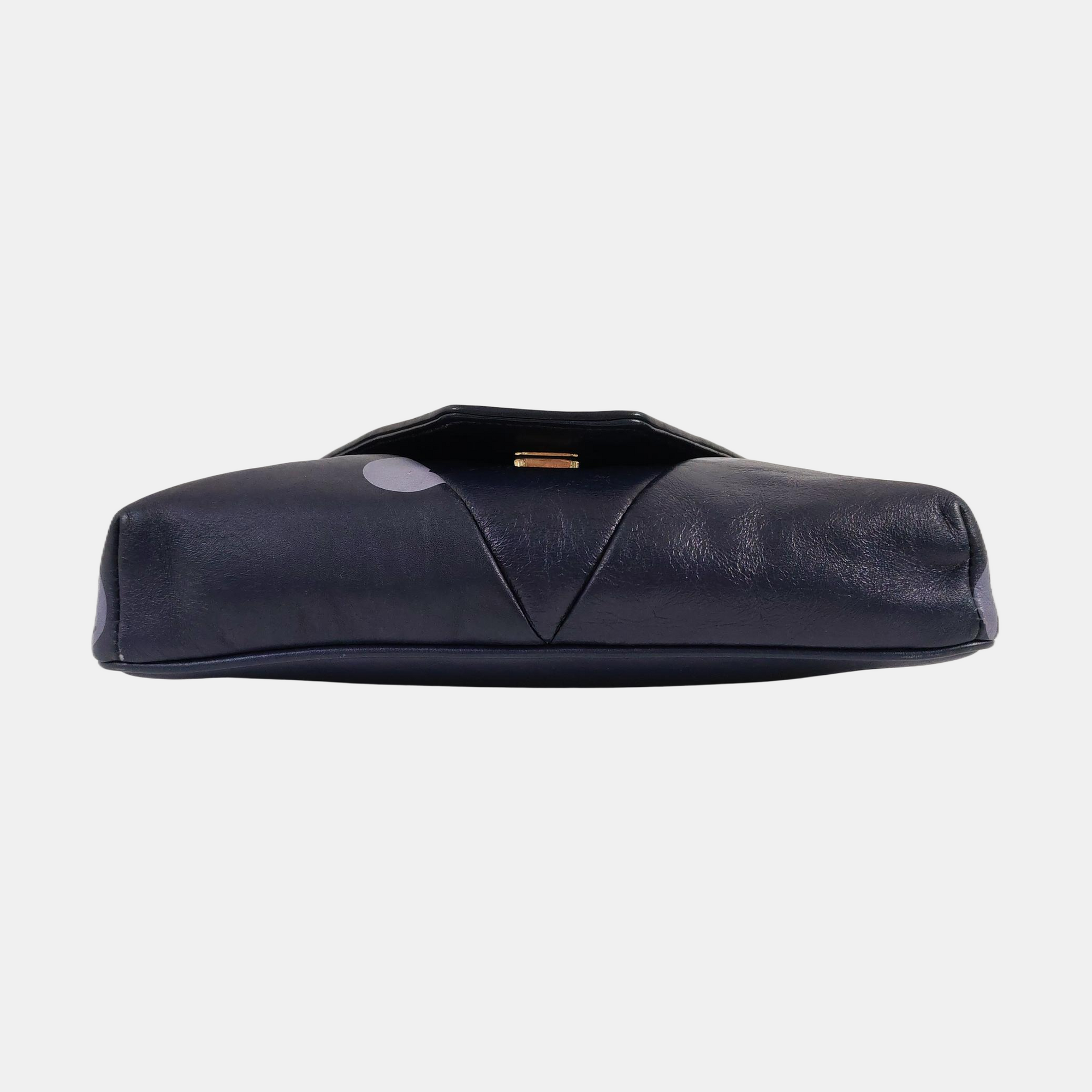 Calfskin Shoulder Bag Blue