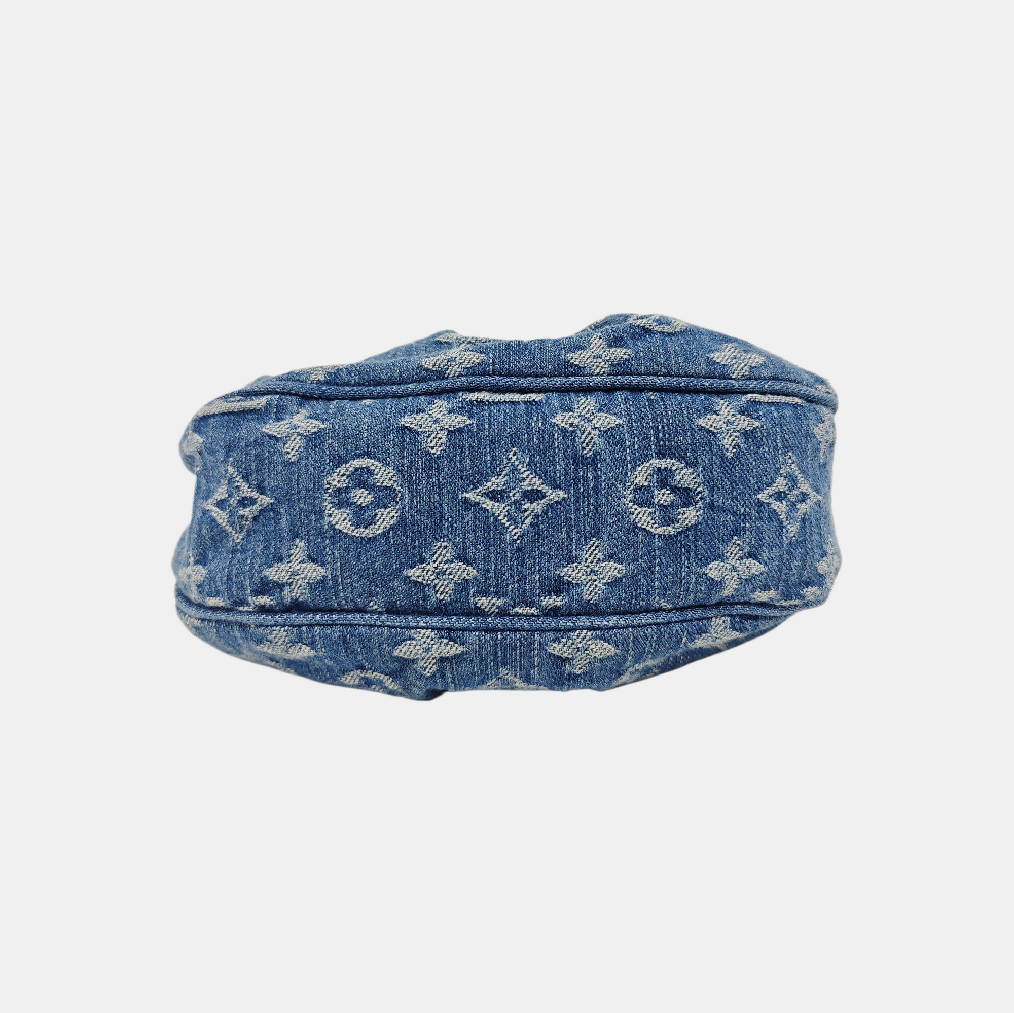 Pochette Valley Monogram Denim Blue