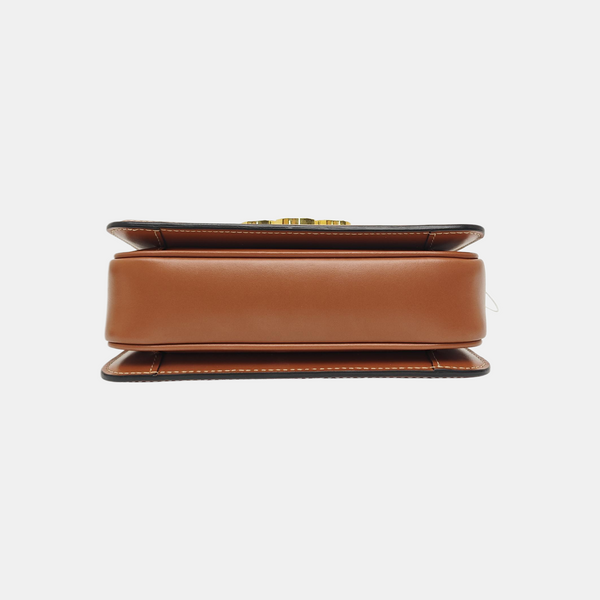 TRIOMPHE Small Coated Canvas Brown