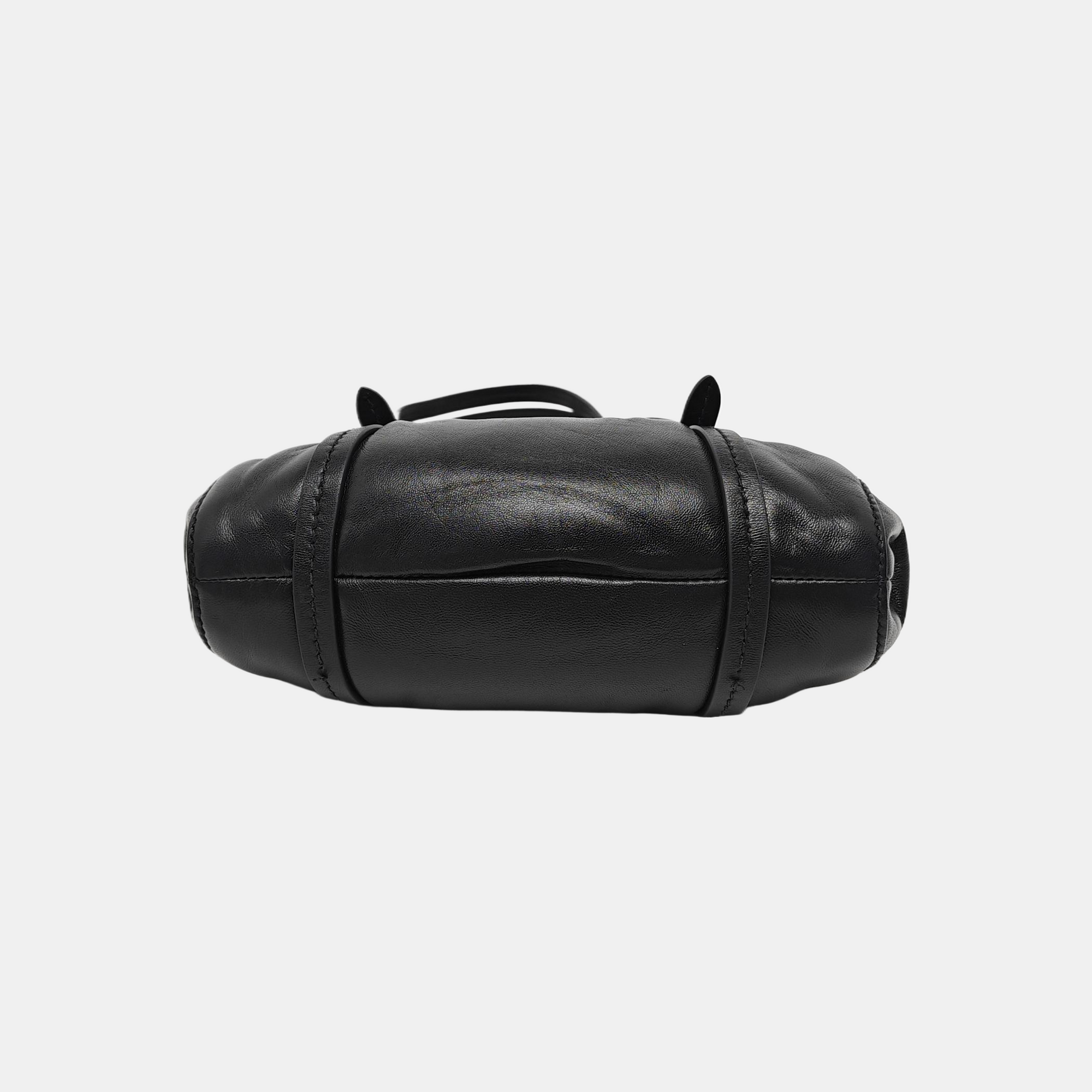 Lambskin Shoulder Bag Black
