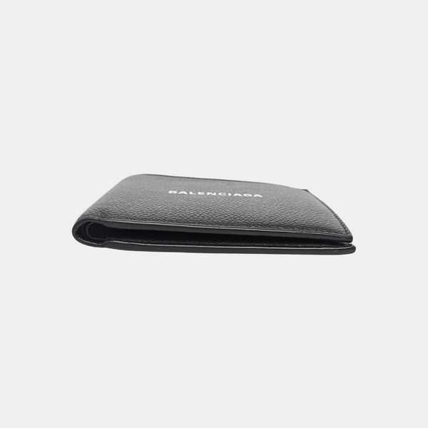 Cash Calfskin Black Wallet