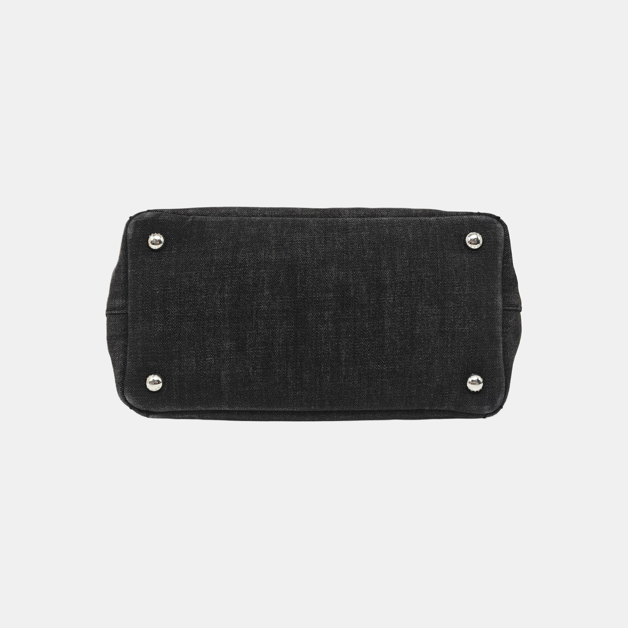 Denim Quilted Denim Black