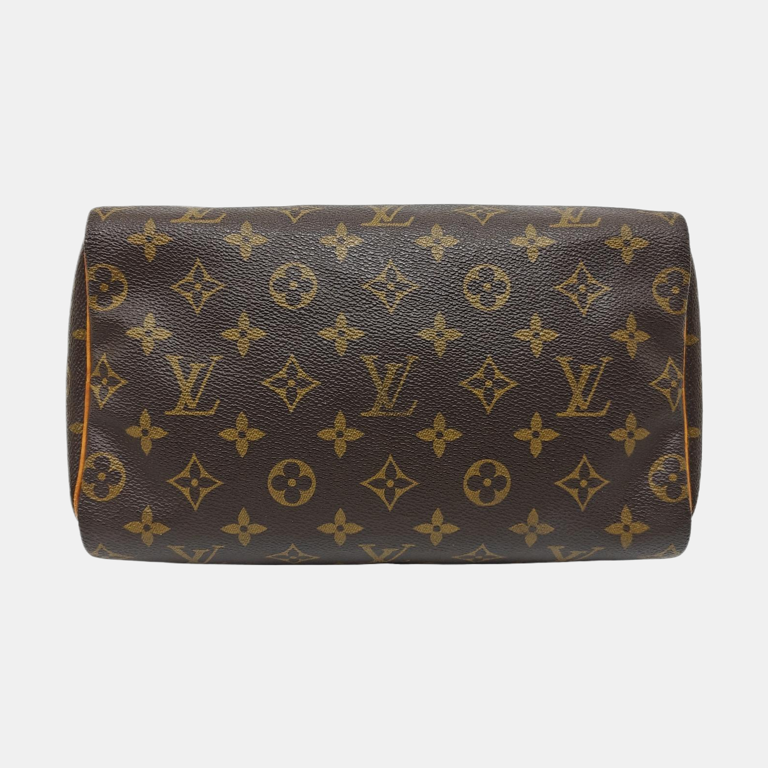 Authenticated pre-owned  SPEEDY 25 Monogram Coated Canvas Brown - Top Handle Bag at Looply