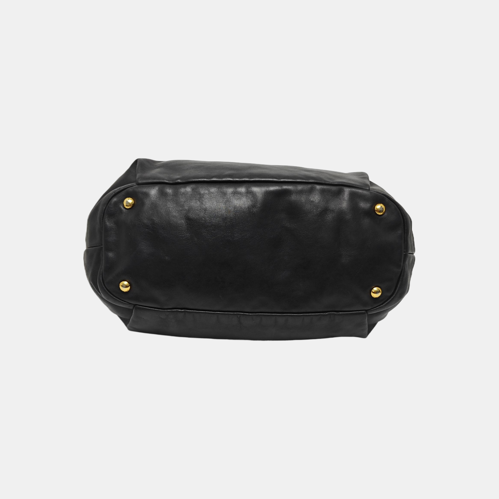 Calfskin Tote Bag Black