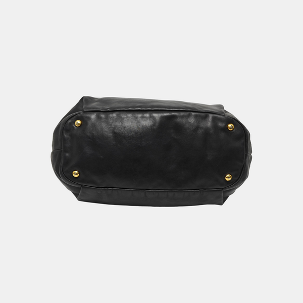 Calfskin Tote Bag Black