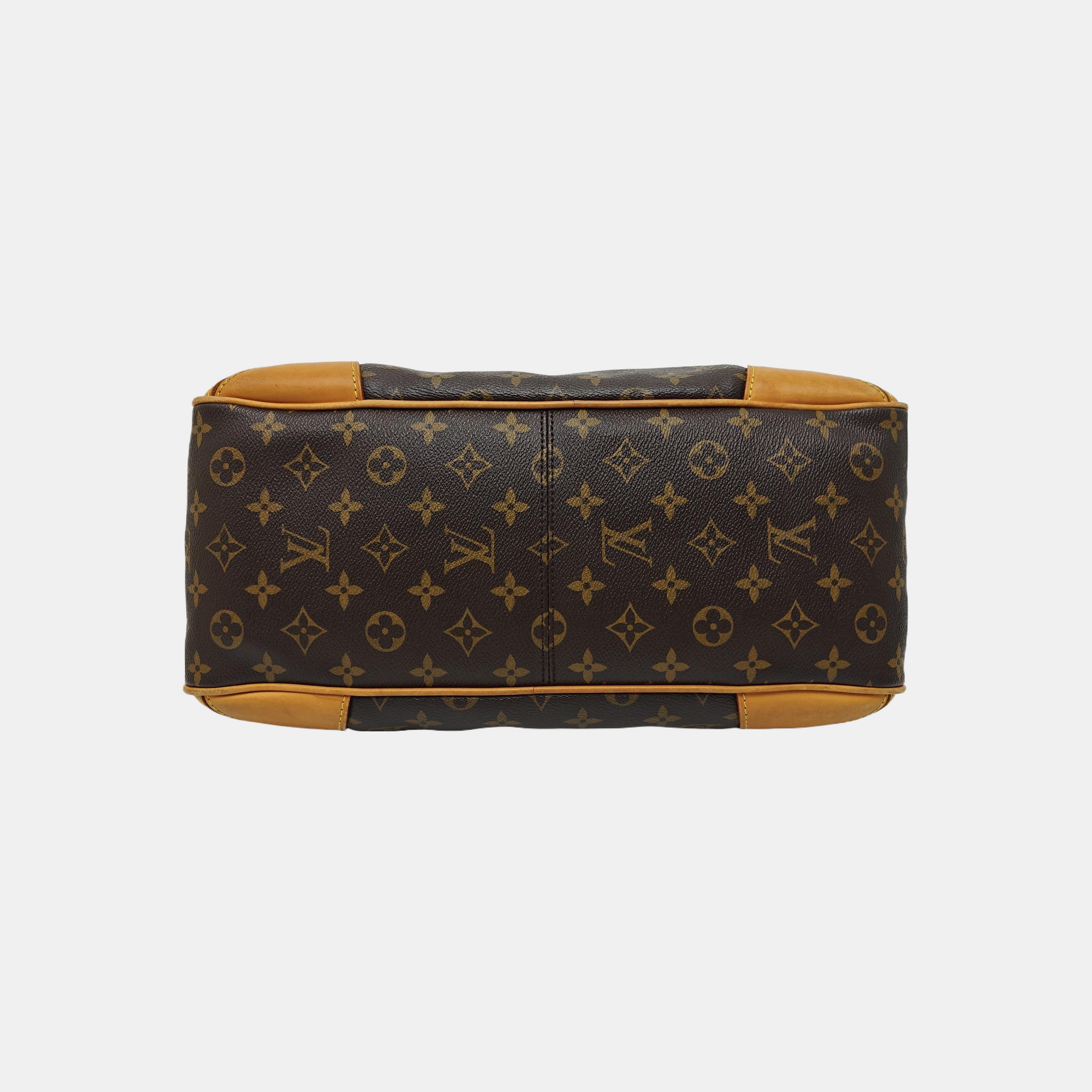 ESTRELA MM Monogram Coated Canvas Brown