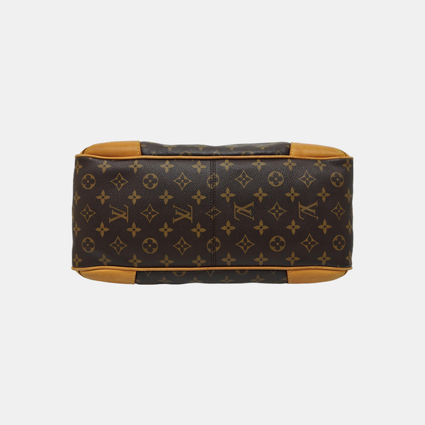 ESTRELA MM Monogram Coated Canvas Brown