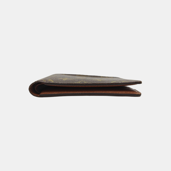 Monogram Coated Canvas Card Holder Brown