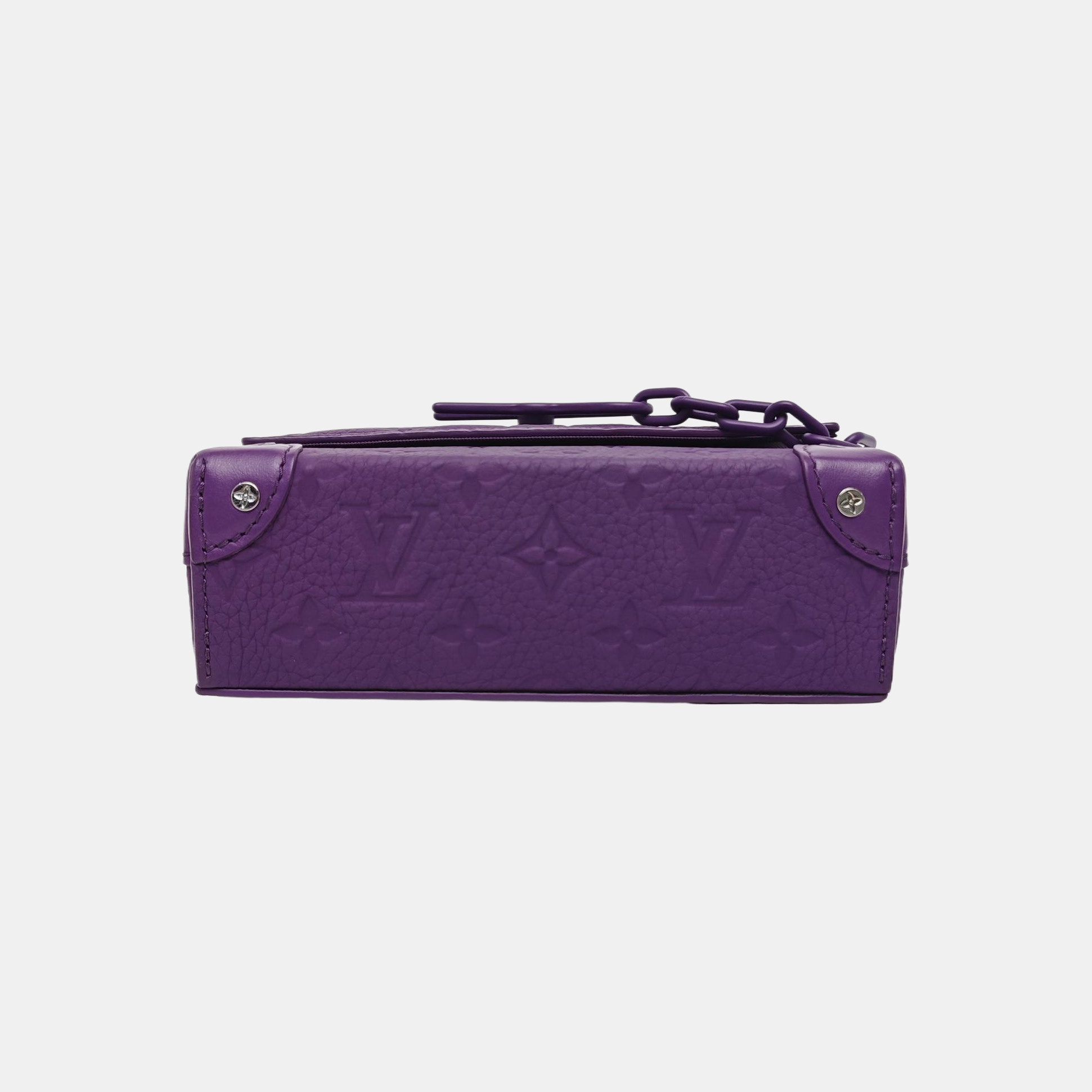 STEAMER Mini Monogram Calfskin Purple