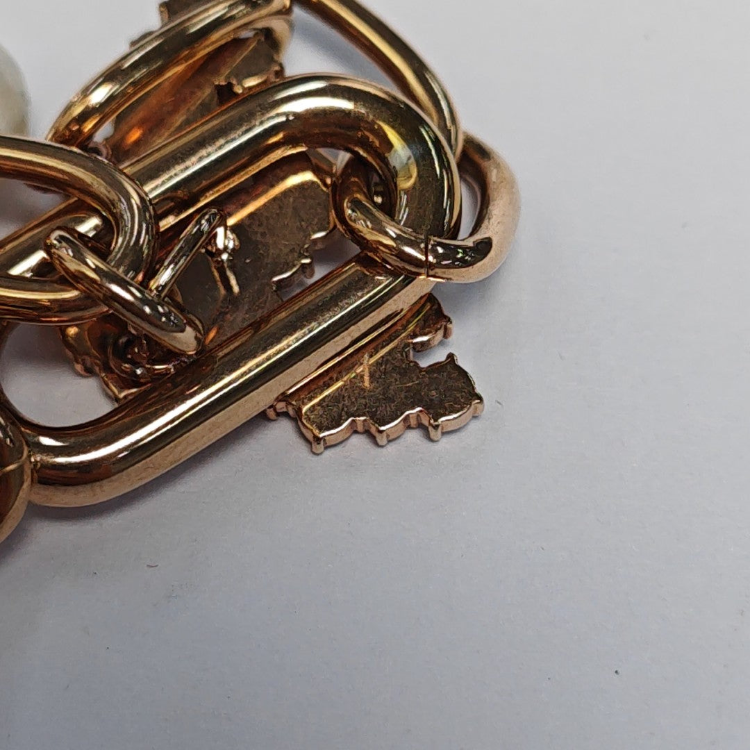 Steel Rose Gold Necklace