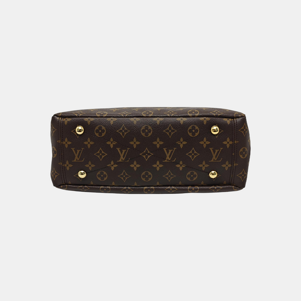 PALLAS MM Monogram Coated Canvas Brown