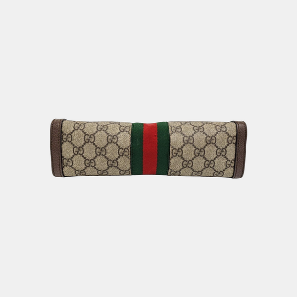 Ophidia Small Monogram Coated Canvas Beige