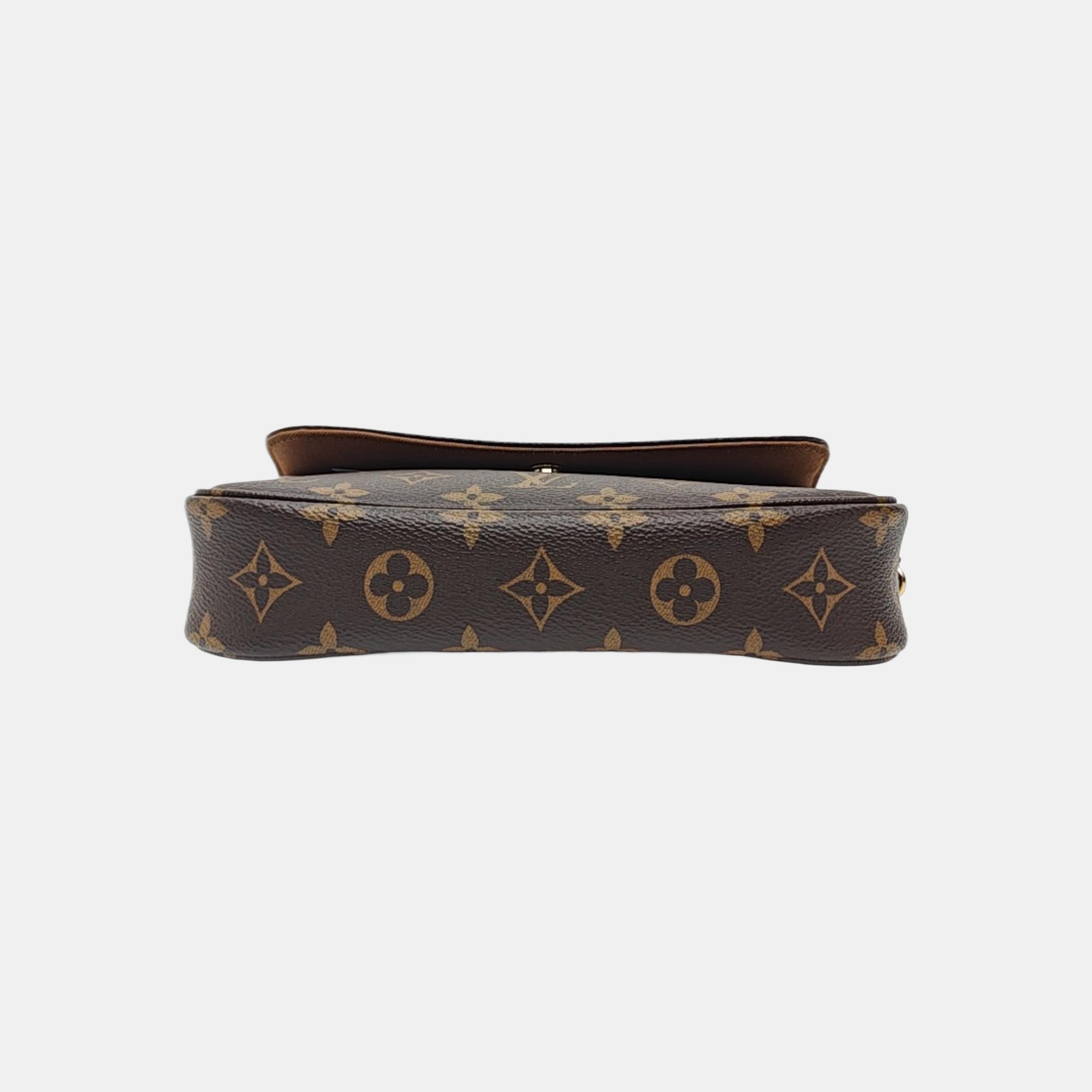 IVY Monogram Coated Canvas Brown