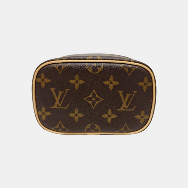 NICE Super Mini Monogram Coated Canvas Brown