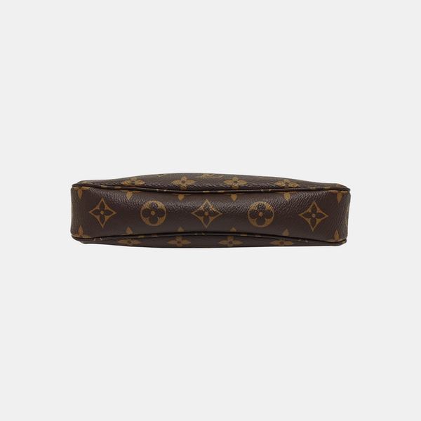 POCHETTE ACCESSOIRES GM Monogram Coated Canvas Brown