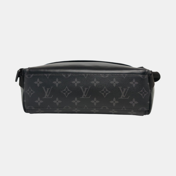 VOYAGER PM Monogram Coated Canvas Black