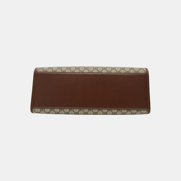 Retro Medium Monogram Coated Canvas Black