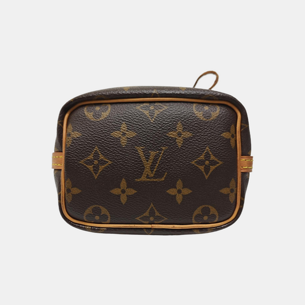 NÉONOÉ Nano Monogram Coated Canvas Brown