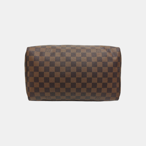 SPEEDY 30 Damier Ebene Coated Canvas Brown