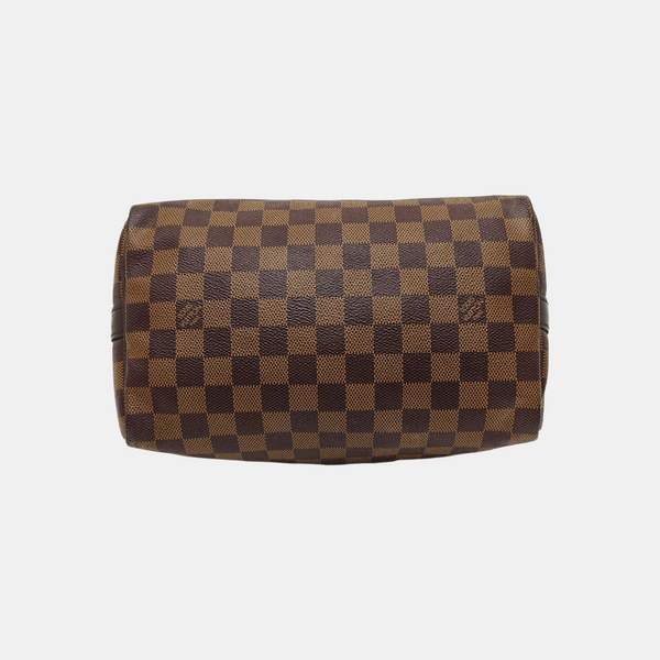 SPEEDY 25 Damier Ebene Coated Canvas Brown