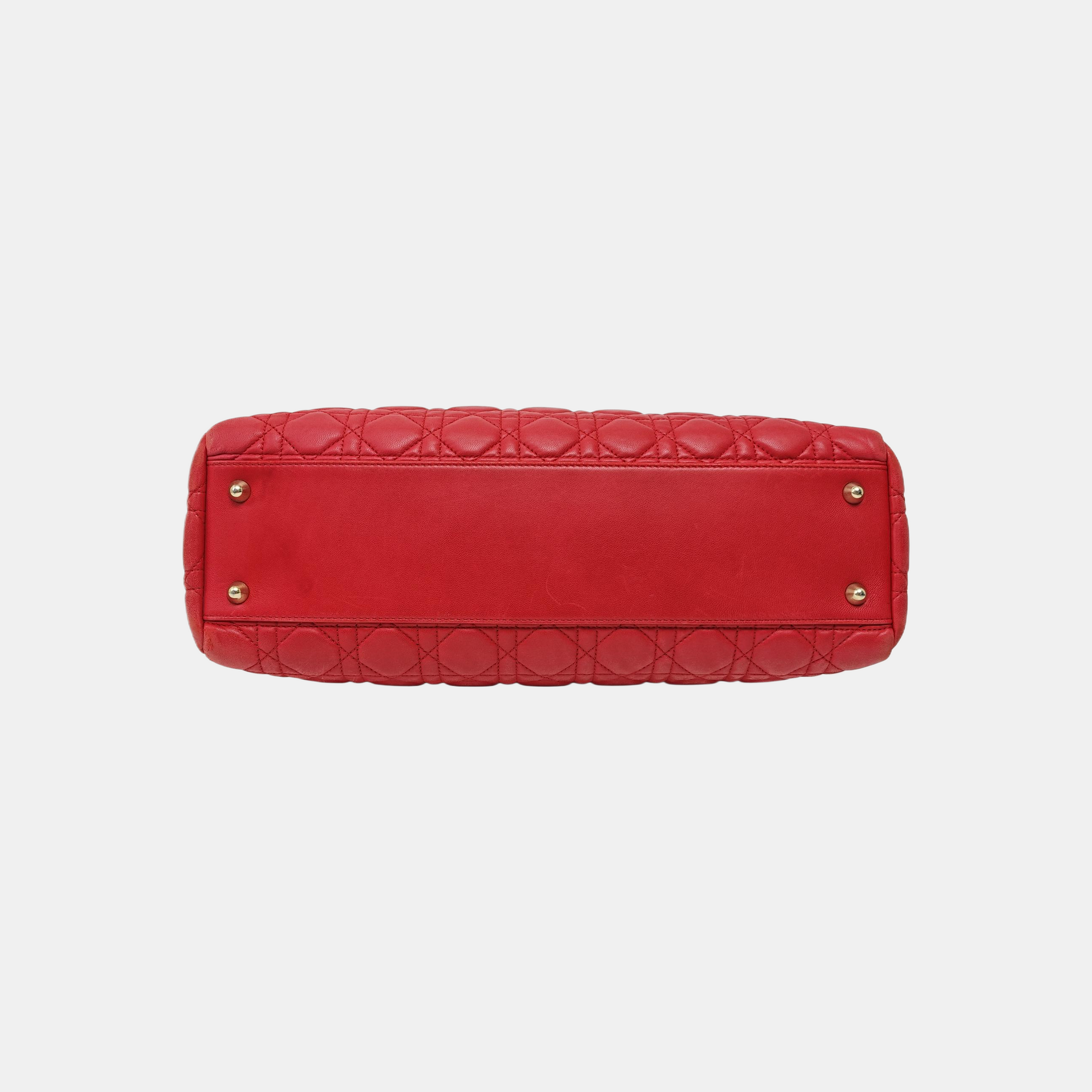 Dior Soft Cannage Lambskin Red