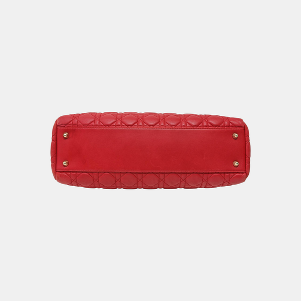 Dior Soft Cannage Lambskin Red