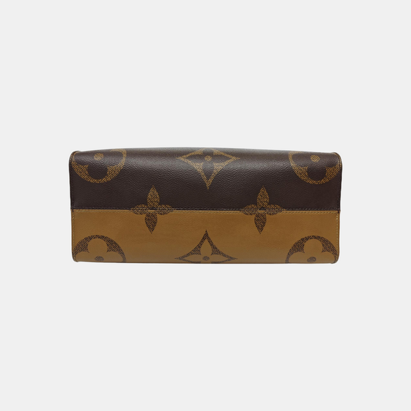 ONTHEGO MM Monogram Coated Canvas Brown