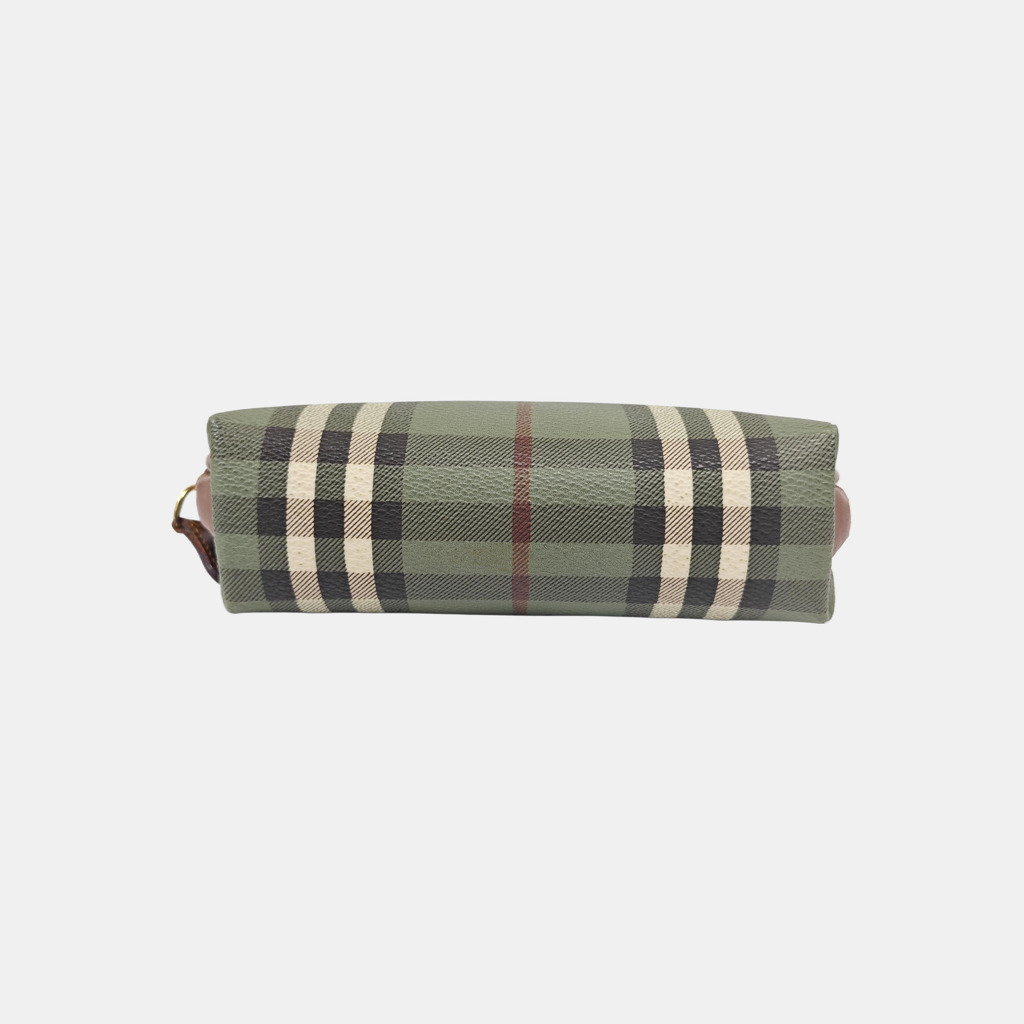 Coated Canvas Shoulder Bag Green