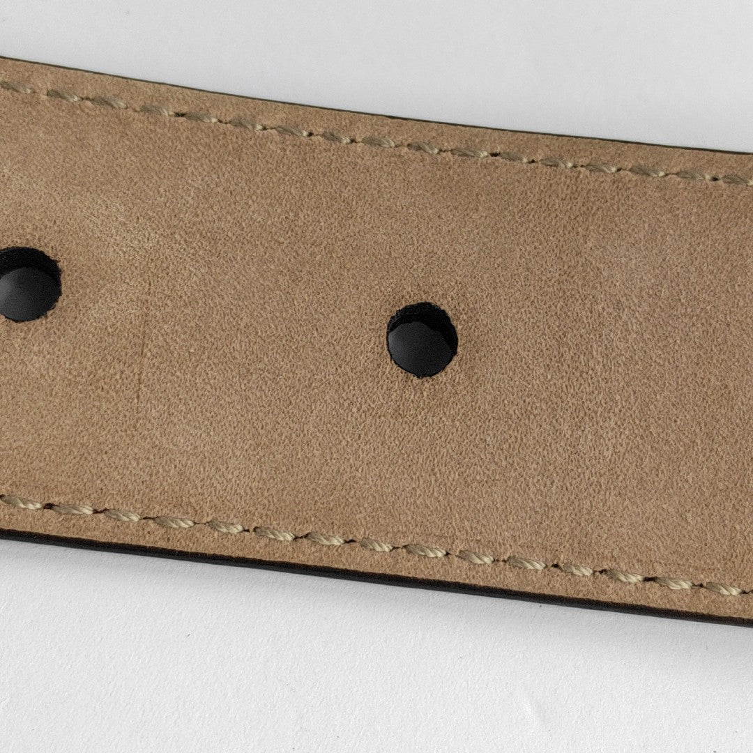 Leather Belt Red