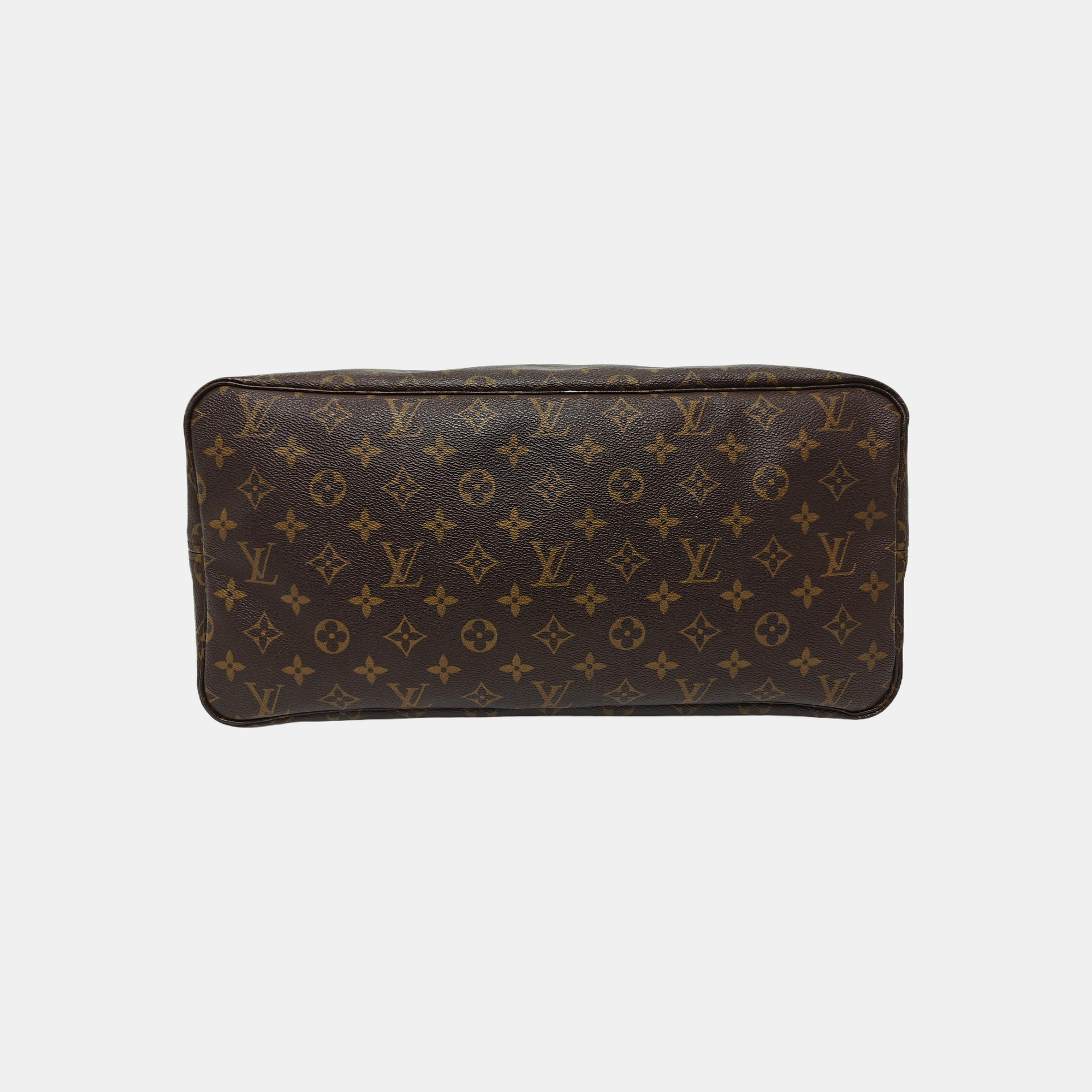 NEVERFULL GM Monogram Coated Canvas Brown