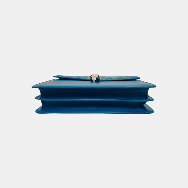 SERPENTI FOREVER Medium Stingray Leather Green