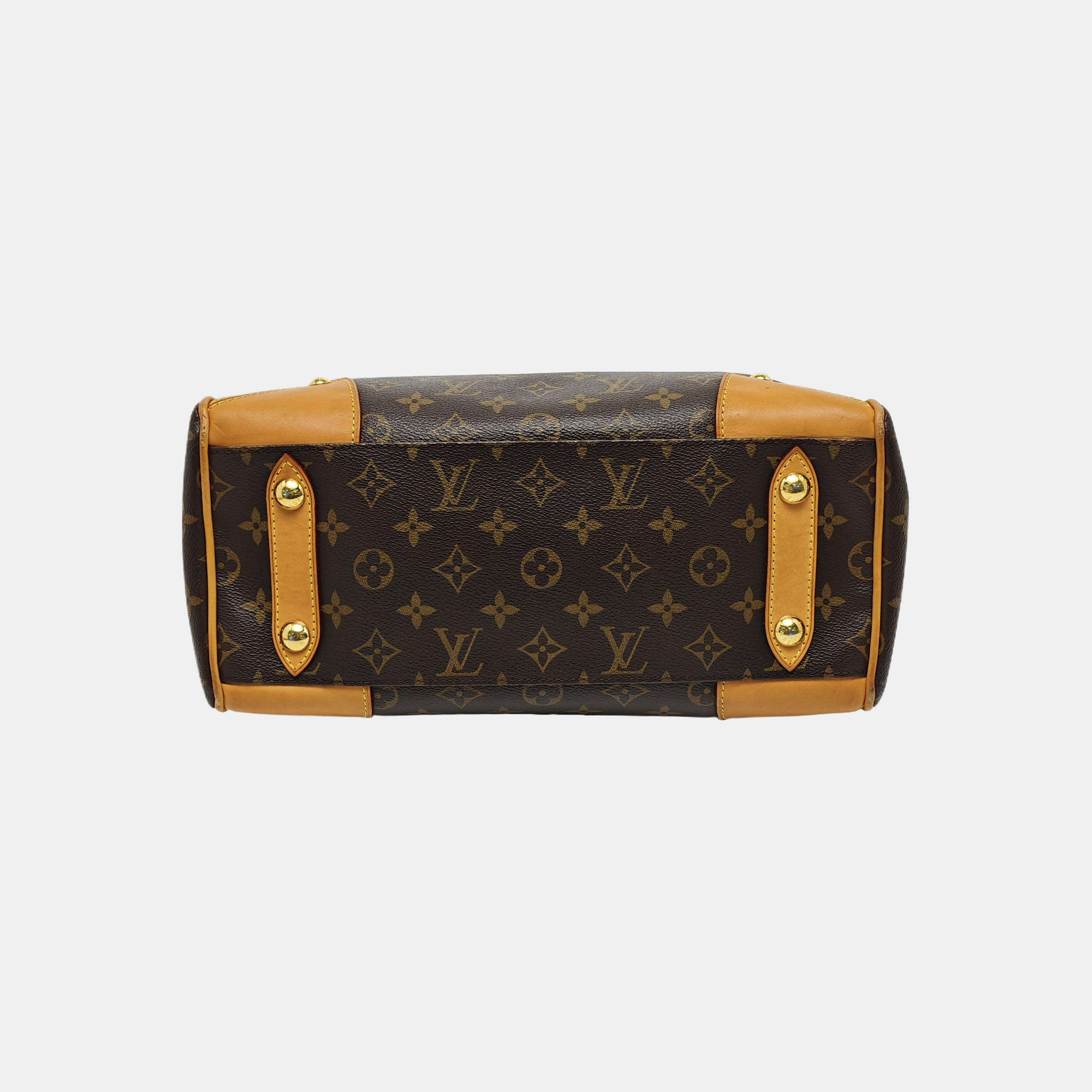 RETIRO NM Monogram Coated Canvas Brown