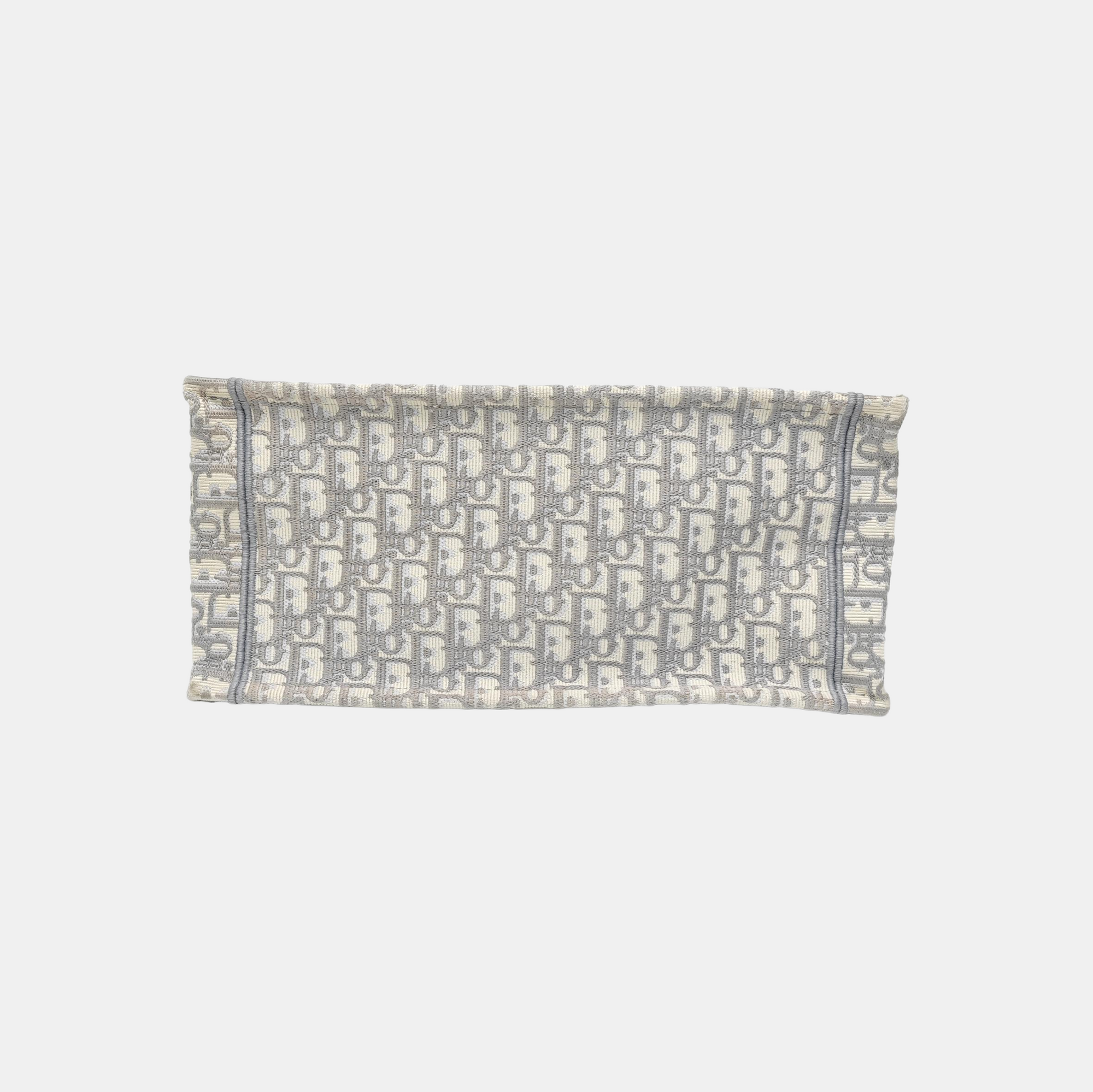 Book Tote Medium Oblique Canvas Gray
