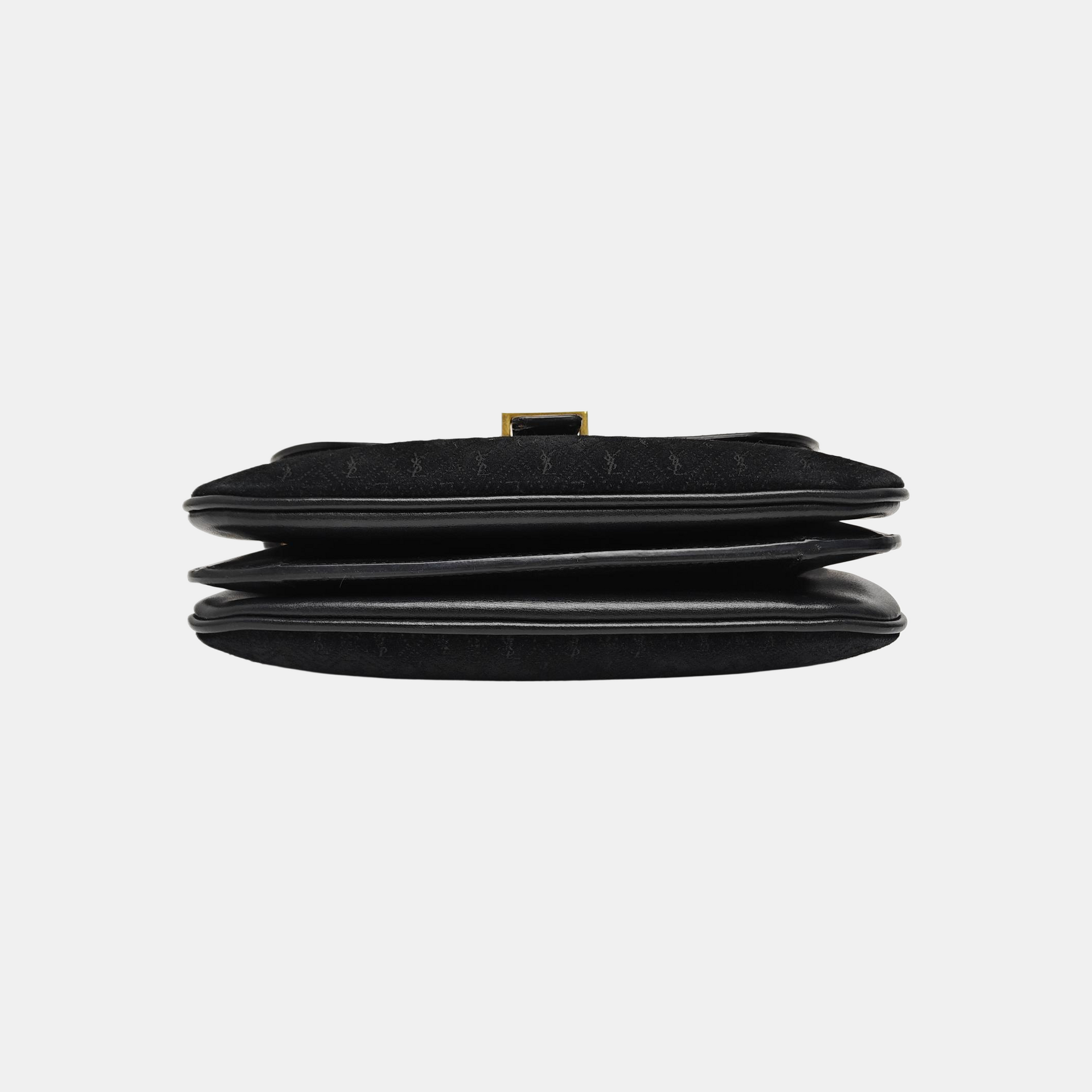 MONOGRAM ALL OVER Small Suede Black