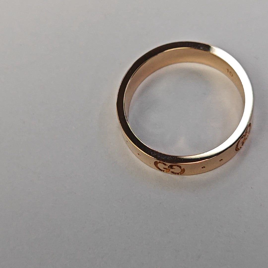 Anillo Icon en oro rosa de 18k HK 10