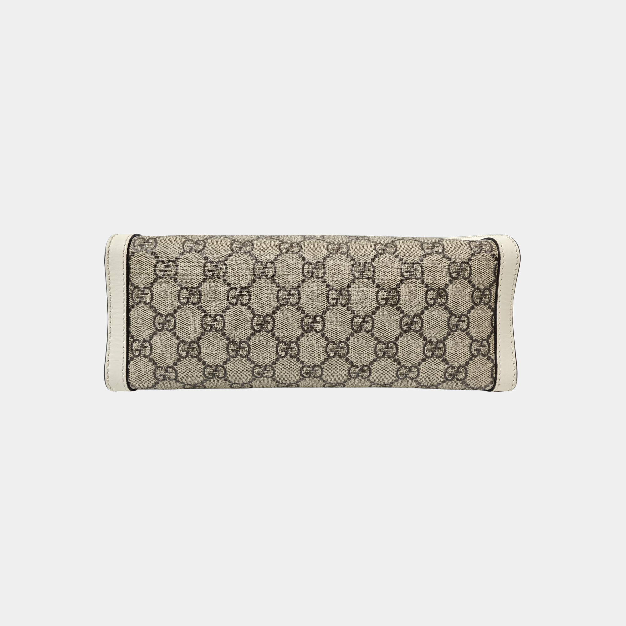 Padlock Small Monogram Coated Canvas Beige