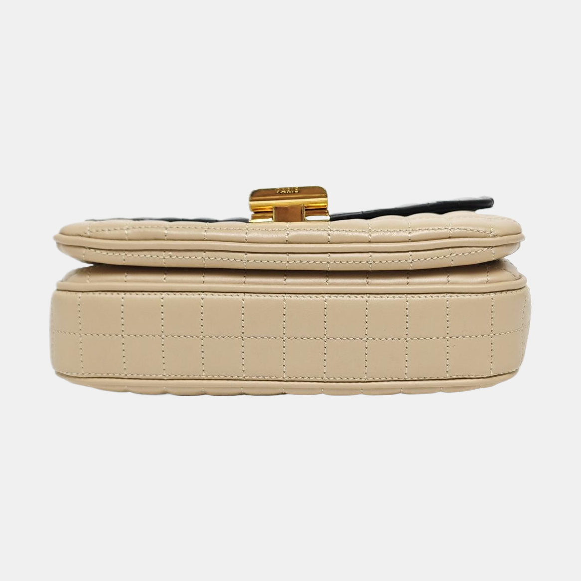 Authenticated pre-owned  C Calfskin Beige - Shoulder Bag at Looply